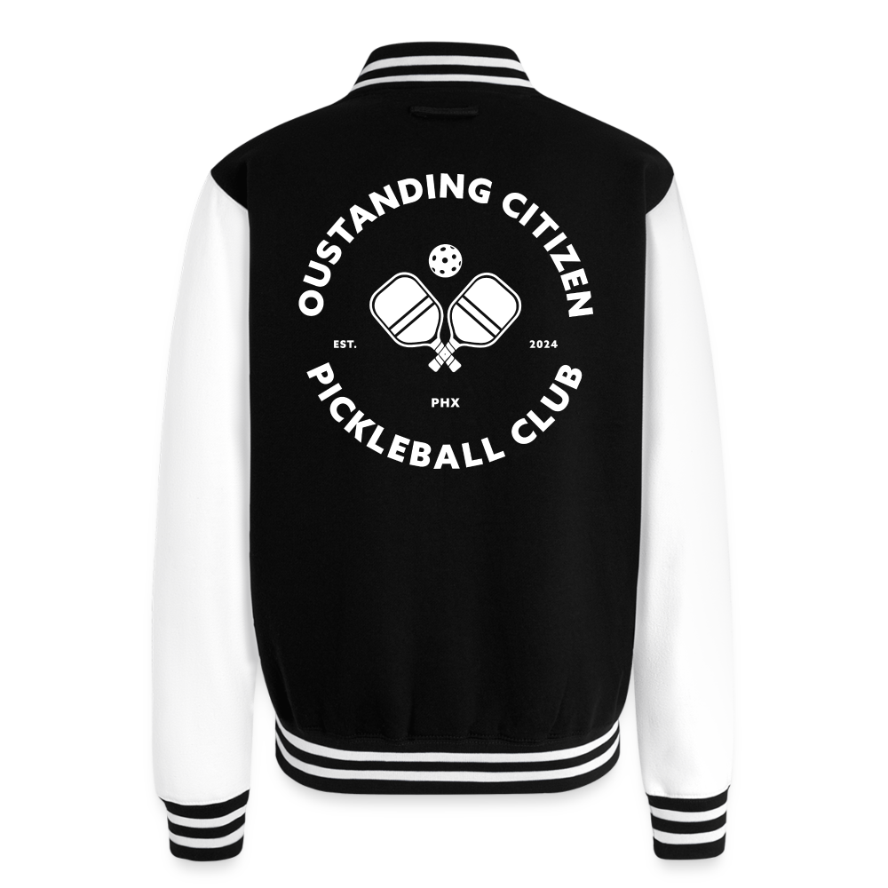 OCPC Lettermans Jacket - black/white