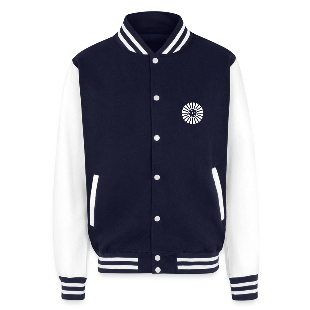 OCPC Lettermans Jacket - navy/white