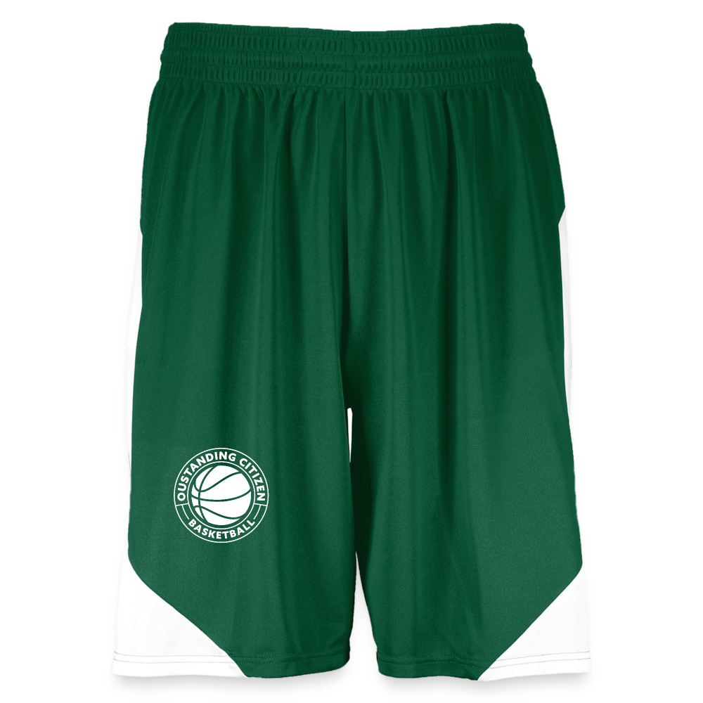 Basketball Shorts - green/white