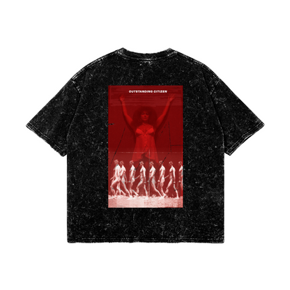 Red Empress Black Tee