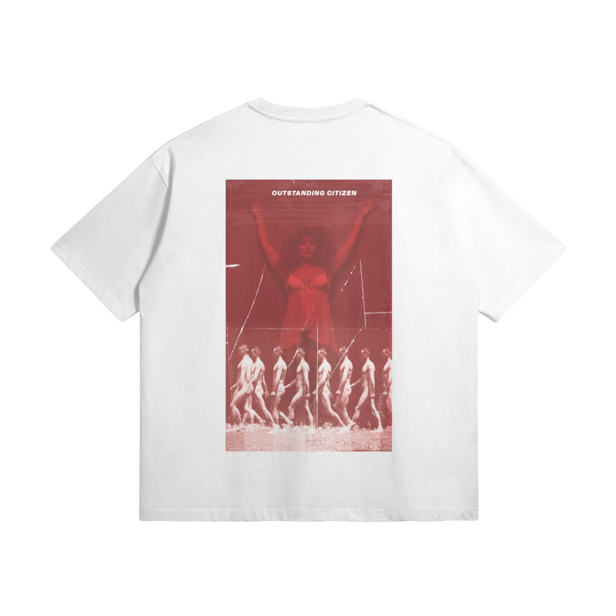 Red Empress White Tee